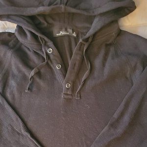 Marc Anthony Mens Lightweight Hooded Shirt